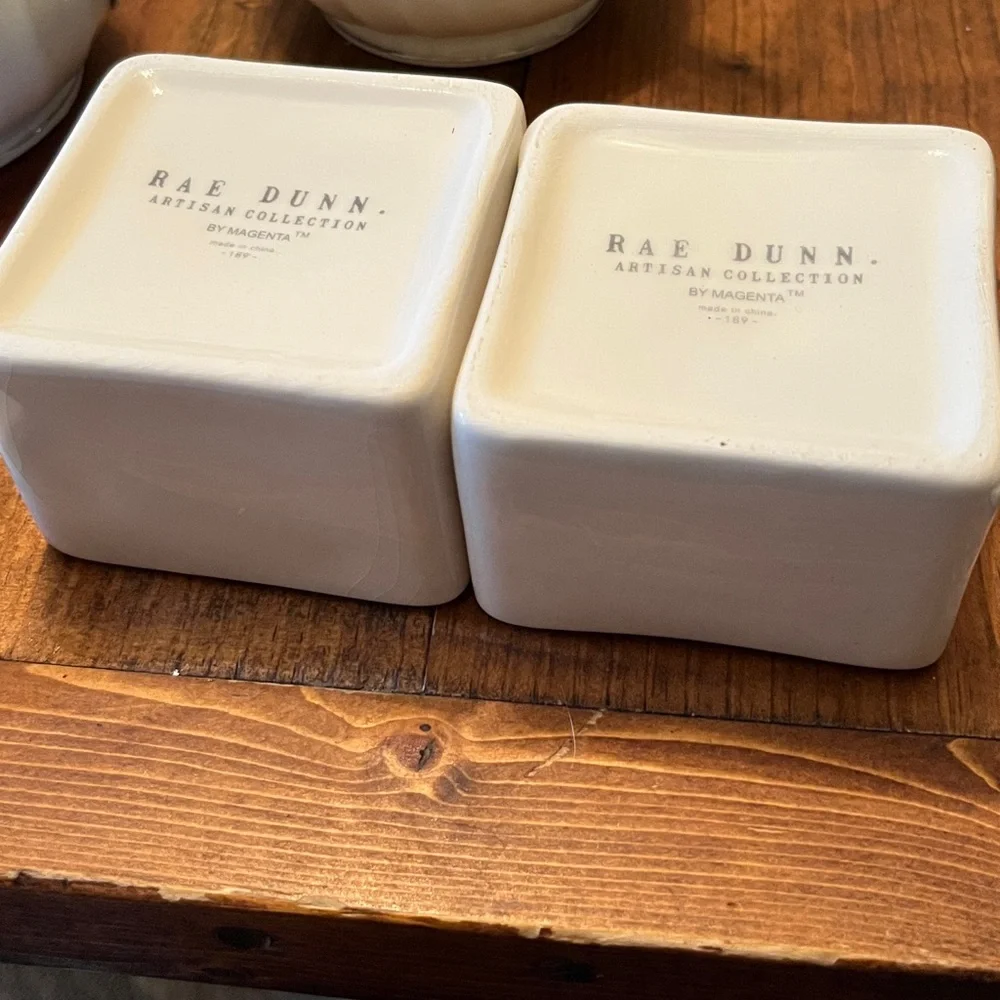 Rae Dunn Cream 'His' and 'Hers' Vases - Picture 5 of 6